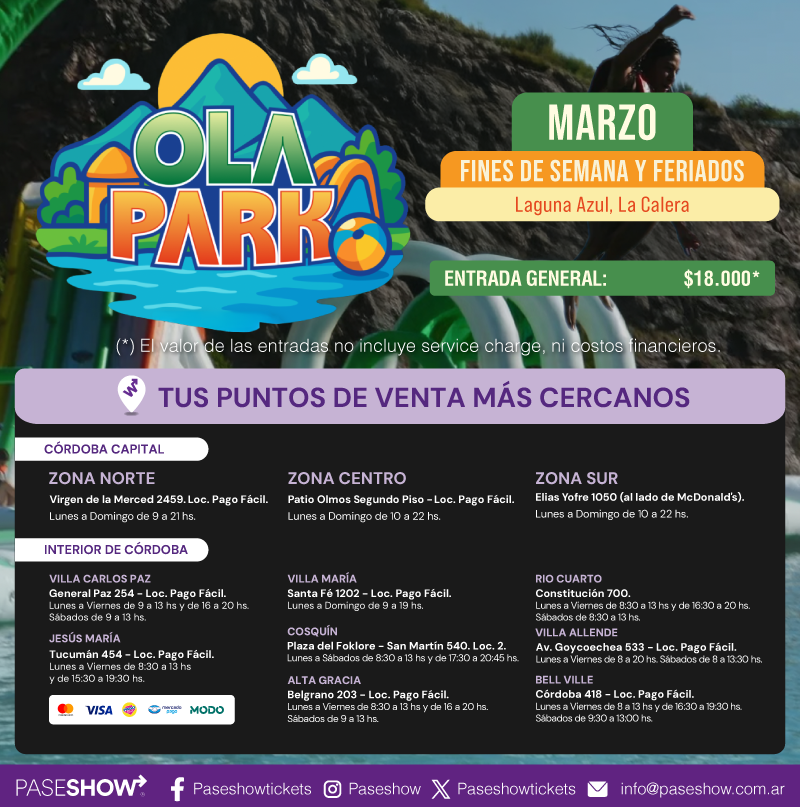 OLA PARK LA CALERA MARZO 2026