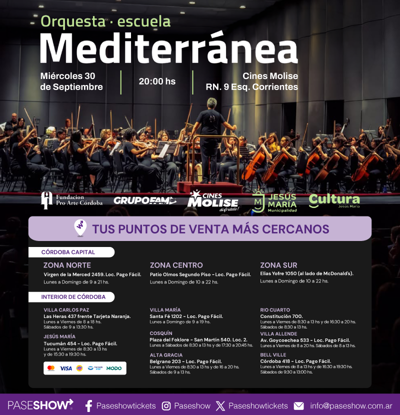 MEDITERRANEA ORQUESTA ESCUELA 30 SEPTIEMBRE