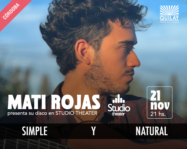 MATI ROJAS STUDIO THEATER 21 NOVIEMBRE
